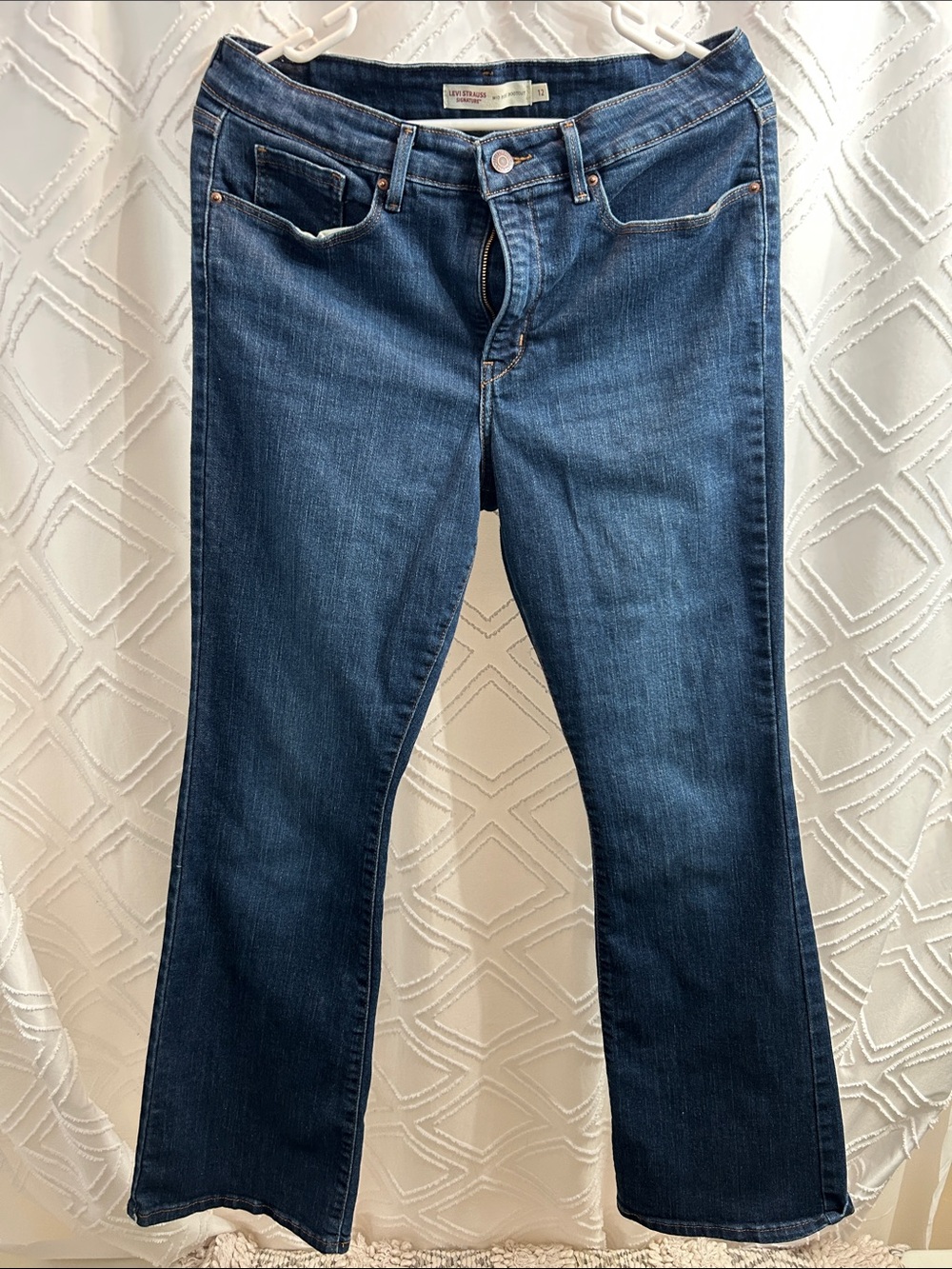Levi's Women's Bootcut Jeans in Deep Blue Denim